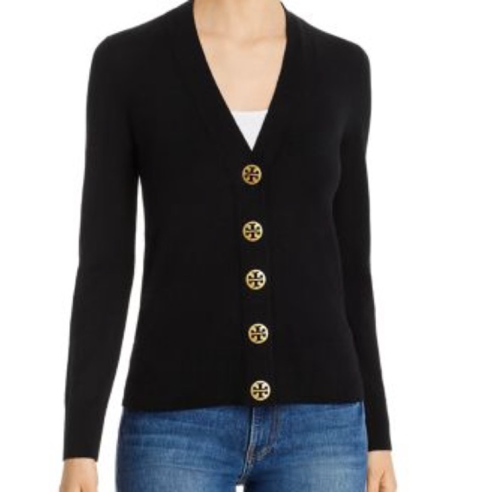 Tory Burch Merino Wool Cardigan